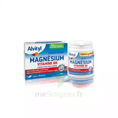 Alvityl Magnésium Vitamine B6 Libération Prolongée Comprimés Lp B/45 à MARIGNANE